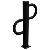 Bicycle stand | single parking | hot-dip galvanised andblack matt coated